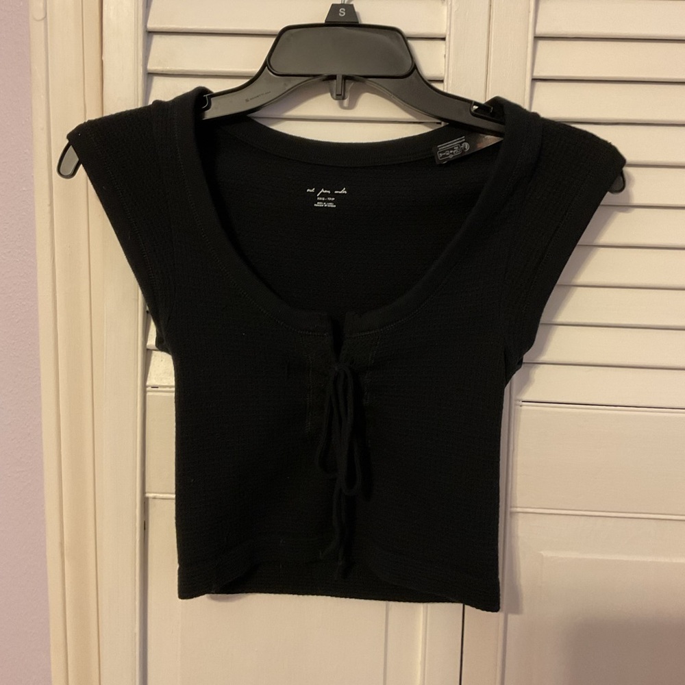 Black urban outfitters crop top